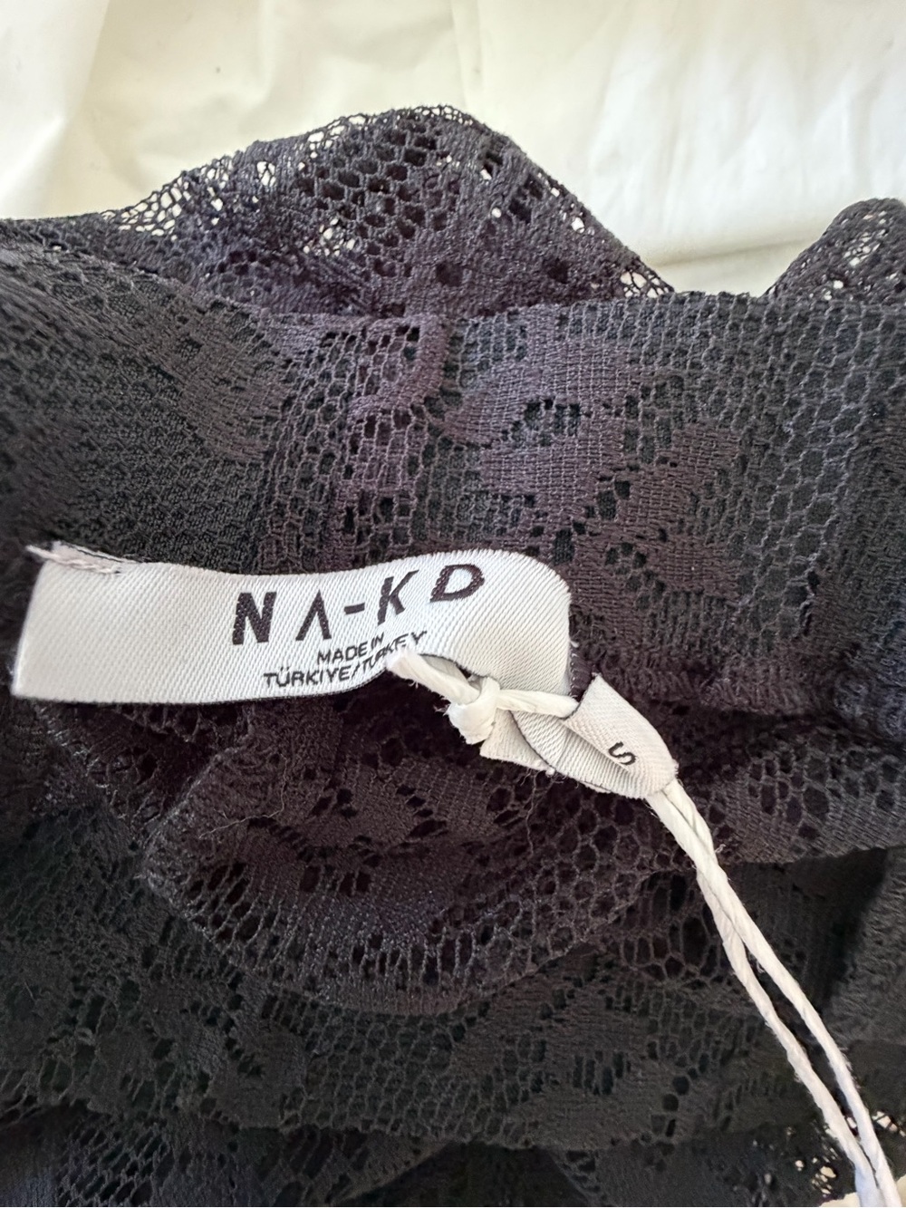 Nakd Women's Black Lace Wide-Leg Pants - Picture 3 of 6